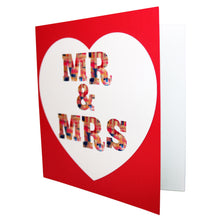 Load image into Gallery viewer, Mr. &amp; Mrs. Red Heart Greeting Cards
