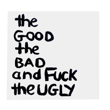 Load image into Gallery viewer, The Good The Bad and Fuck The Ugly (Black) Greeting Cards
